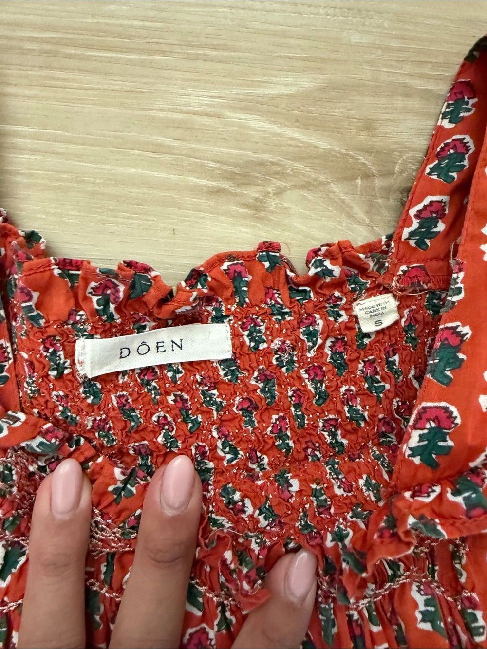 Doen Estee Dress In Calico Blooms - Picture 11 of 14